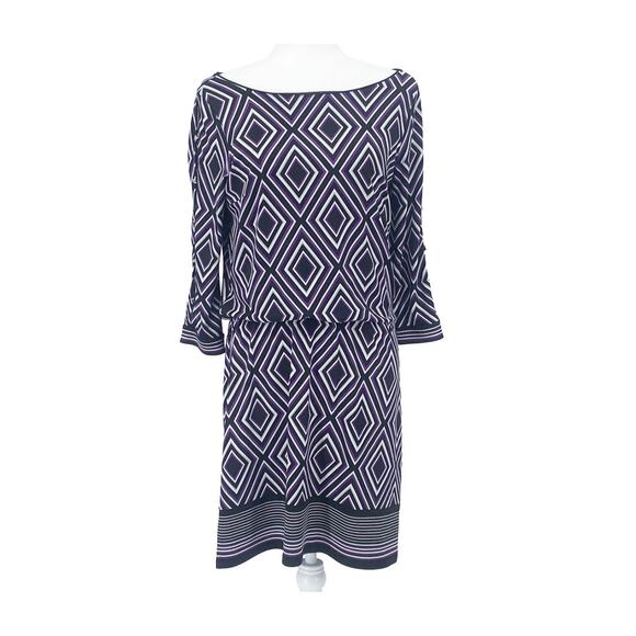 White House Black Market Dresses & Skirts - White House Black Market Women’s Small Geometric Knit Dress
